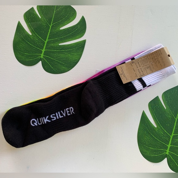 🧦QUIKSILVER 2 Pack Tie Dye Crew Socks 🧦 - Picture 5 of 5